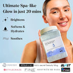 Jelly Face Mask for Facials - Hyaluronic Acid Hydrating, Brightening & Nourishing Jelly Mask with Free Jade Roller & Spatula |Professional Hydrojelly Masks | Christmas Gifts for Women, Gifts for Women