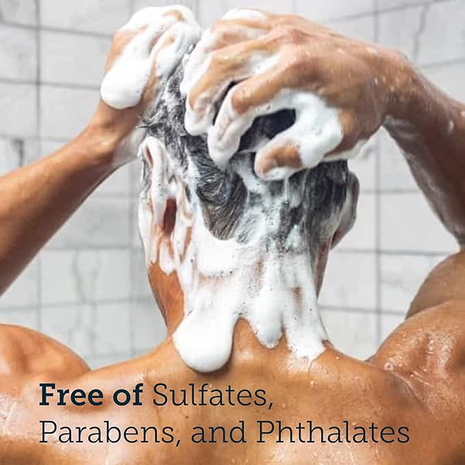 Oars + Alps Men's Sulfate Free Hair Shampoo and Conditioner Set for Men & Women, Infused with Kelp & Algae Extracts, Nourishing & Moisturizing, Paraben Free, Fresh Ocean Splash Scent, 2pk, 13.5oz