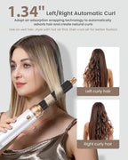 Ukliss Hair Dryer Brush 6 in 1, Hot Air Brush & Styler with ALCI Safety Plug, Ionic Blow Dryer Brush for Frizz Free Salon Blowout, Volumizing & Auto Curls, for Fine to Normal Hair,White