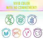 Punky Temporary Hair Color Spray – Leopard Yellow, Instant Vivid Temporary Hair Dye for Women, Wash Out, Hair-Color Spray, 3.5 oz