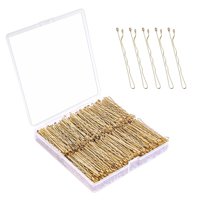 Bobby Pins - Blonde Hair, 360 Pcs, 2 Inch, Secure Hold, Kids to Women