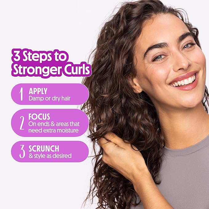 Not Your Mother's Curl Talk Strengthening Oil (2-Pack) - 3.3 fl oz Each - Nourishing, Frizz-Control, and Strengthening Oil for Curls