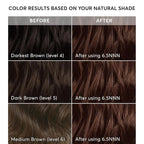 Madison Reed Radiant Hair Color Kit - 6.5NNN Medium Brown with Warm Golden Undertones (Novara Light Brown), 100% Gray Hair Coverage | PPD-Free & Ammonia-Free, 2 Pack