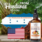 VITAL AFFAIR Batana Oil-Hair Growth Oil-4 Fl Oz-Glass Bottle-Cold Pressed-100% Raw-Dr Sebi Recommended-Essential Nutrients-For Women & Men