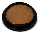 Antique Gold Carmel Bronze Shimmer Pressed Powder Single Vegan Eyeshadow; Talc, Paraben & Cruelty Free