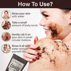 Natura Spa Coffee Body Scrub with Coconut Oil & Vitamin E – Natural Exfoliator for Smooth, Glowing Skin – Reduces Cellulite, Boosts Circulation & Improves Elasticity – Face, Body & Foot, 200g