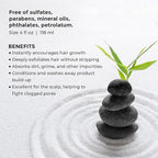 NAVY HAIR CARE Hydrating Hair Mask - 4 Fl oz | Clay Hair Mask for Dry Damaged Hair | Hair Growth & Repair Mask | Paraben Free & Vegan Friendly | Dunes - Black Clay and Charcoal Revitalizing Mask