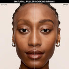 L'Oreal Paris Faux Brow, Hair-Like, Filling Eyebrow Pen with Double-Brush Tip, Fast & Precise Eyebrow Makeup, Dark Brunette, 0.04 Fl Oz