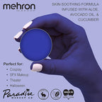 Mehron Makeup Paradise AQ Refill (.25 ounce) (Dark Blue)