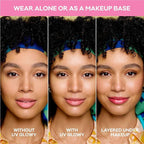 Bioré UV Aqua Rich Glow Enhancing Moisturizer with SPF, Daily Moisturizer with SPF 50, 1% Niacinamide Facial Sunscreen, 1.7 Oz