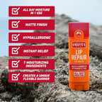 O'Keeffe's Lip Repair Lip Balm with Cherry & Vitamin E Oil - Stick (3 Pack) - Moisturizer for Extremely Cracked, Dry Lips