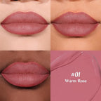 2-IN-1 Lip Liner and Lip Stain, High Pigmented Long Lasting Velvet Lip Tint, Well-Defined Lipliner, Weightless Waterproof Not Animal Tested, Matte Finish Makeup