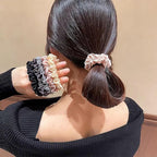 12 Pcs Satin Silk Scrunchies – Soft Hair Ties for Women & Girls, Thick Elastic Ponytail Holders, Hair Bands & Wrist Bracelets, Assorted Colors Scrunchies Hair Ties Silk Satin Scrunchy Hair Accessories