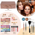 Hot Sugar Girls Makeup Kit for Teenagers, Beginner Makeup Gift Set for Women Full Makeup Kit (Bronze)