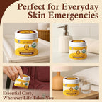 Sweet Bee Magic All In One Healing Organic Balm - Natural Skin Healing Cream, Beeswax Balm for Dry Skin, Face & Body Moisturizer - Certified Organic, All Natural Aid - 2 Jars (2oz Each,4oz Total)