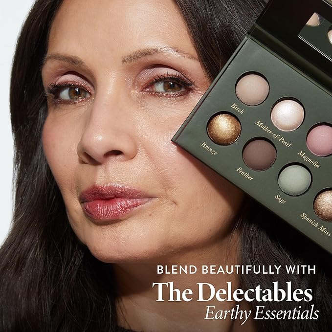 LAURA GELLER NEW YORK Dual-Ended Eyeshadow Brush - Domed Shader & Blending Brush for Baked and Pressed Eyeshadow Application - All Over Eye Makeup Brush