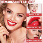 2 Colors Lip Tint Stain Set,Lip Stain Long Long