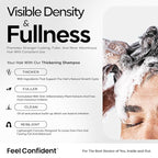 Haircare Thickening Shampoo - Gender-Neutral, Hair Surgeon Formulated. Pumpkin seed oil, Turmeric root extract, Saw palmetto, and Caffeine to Density and Growth. 9oz / 266 mL Bottle.