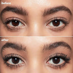 Unidollss Tubing Mascara Volume and Length Black Mascara Lengthening Long Lasting All Day, No Smudging, No Clumping, Washable Voluminous, Gluten-free Safe for Sensitive Eyes, 2 Pack