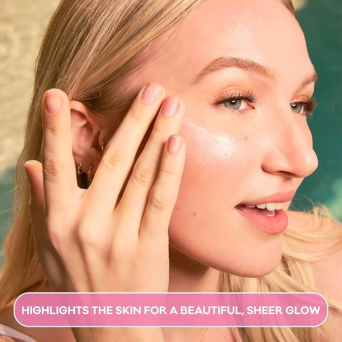 Bioré UV Aqua Rich Glow Enhancing Moisturizer with SPF, Daily Moisturizer with SPF 50, 1% Niacinamide Facial Sunscreen, 1.7 Oz