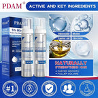 5% Minoxidil for Men and Women Foam Hair Growth - Minoxidil Foam Hair Regrowth Treatment for Men and Women, Topical Hair Loss Treatments, Extra Strength Thicker & Fuller Hair, 2 x 2.11 oz for 2 Months