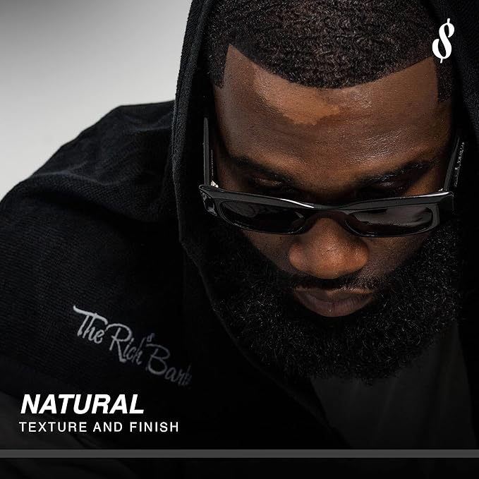 The Rich Barber N'Hance Pro Barber Kit I - Professional 3-in-1 Hair & Beard Styling Set - Keratin-Infused Hair Building Fibers, Applicator Pump, Application Card - Hairline Enhancer & Volumizing Spray