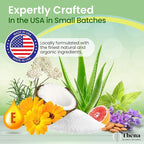 Best Organic Sitz Bath Soak Postpartum Care & Post Partum Essentials, Natural Hemorrhoid Treatment for Women & Moms with Epsom Dead Sea Salt Witch Hazel, Sitz Bath for Toilet, Thena