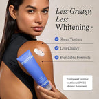 Everyday Humans Sheer Guard Natural Mineral Sunscreen SPF 50 3.4 oz | Zinc Oxide, Clean, Reef-Friendly Travel Size Face and Body | Fragrance-Free, Water Resistant UVA/UVB Protection | Beach Defence