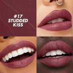 FOCALLURE Ultra Chic Lipstick,Rich Vitamin E Lip Crayon,Lightweight Color without Drying or Fading,Long Lasting Waterproof Lips Makeup,STUDDED KISS