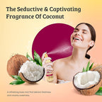 Luxurious Coconut Body Mist Fine Fragrance, Women's Warm & Cozy Luxury Scented Gifts & Presents, 8oz Fine Mist Spray Bottle (Coconut)