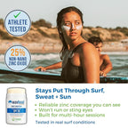 Waxhead Zinc Oxide Sunscreen Stick SPF 30, 4-Ingredient Mineral Sunscreen for Face & Body, EWG 1, Reef Safe Non-Nano, Baby & Kids Sensitive Skin, Water Resistant Sport Tattoo Sunblock, 3.7 oz