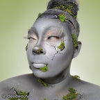 Mehron Makeup StarBlend Cake Makeup | Wet/Dry Pressed Powder | Powder Foundation | Light Grey Face Paint & Body Paint 2 oz (56g)