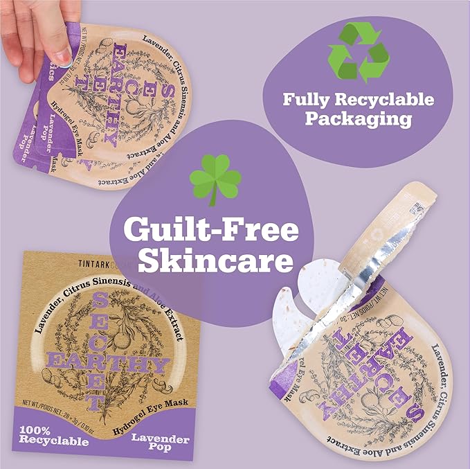 Lavender Hydrogel Under Eye Patches 28 Pairs 5 Minute Calming Hydrating Eye Mask for Puffy Eyes and Dark Circles Relaxing Cooling Under Eye Pads Ophthalmologist Tested