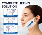 STYLIA V Line Lifting Collagen Face Mask - Lift, Firm & Contour Jawline - Double Chin Strap with Hyaluronic Acid & Aloe Vera - Hydrating Neck & Face Tightening Mask - Chin Strap for Sleeping - 20PC