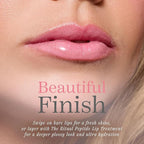 Cote Beauty's Peptide Lip Shine in Lyla, Ultra Hydrating & Long-Lasting Coral Plumping Lip Gloss for Women with Hyaluronic Acid, Shea Butter & Jojoba Oil, Vegan & Cruelty-Free, 0.12 Fl Oz