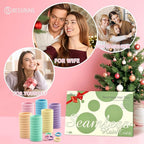 100 Pcs Thick Seamless Spring Hair Ties, Ponytail Holders Hair Accessories No Damage for Thick Hair Christmas Gift(Spring Colors)