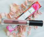 Aromi Pink Nude Matte Liquid Lipstick | Blush Beige Lip Color, Long-lasting, Waterproof, Vegan, Cruelty-free, Handmade (Toasted Almond)