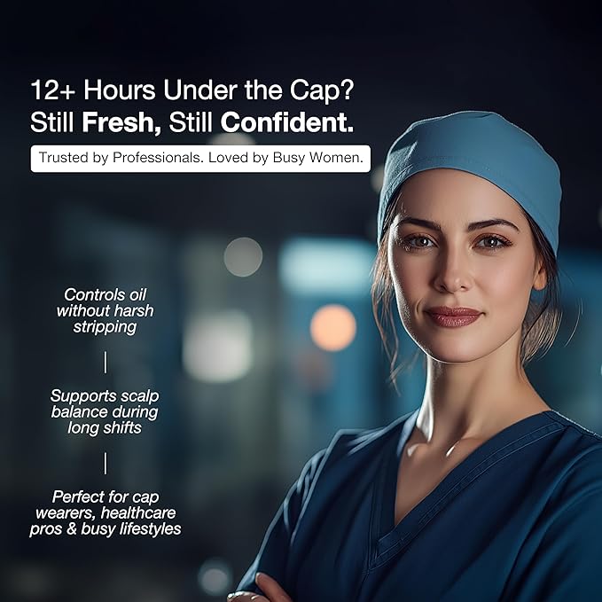 GK HAIR Balancing Shampoo and Conditioner Set for Oily Hair Upto 72-Hour Freshness Best Shampoo and Conditioner for Greasy Scalp Build Up Dirt, Skip the Daily Wash, Gentle Fragrance 10.1 Fl Oz