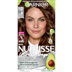 Garnier Nutrisse Ultra Coverage Hair Color, 600 Deep Light Natural Brown (Spiced Hazelnut) Permanent Hair Dye (Packaging May Vary)