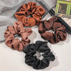 Hair Scrunchies for Women - Hair Ties No Damage Both for Thick Hair or Thin Hair Curl Hair No Crease Scrunchies Ponytail Holder No Hurt Your Hair