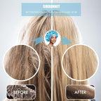 Satin Silk Bonnet for Sleeping, Soft Satin Lined Hair Bonnet for Women, Double Layer Sleep Nightcap