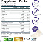 Granions Hair Supplements for Hair Growth Powder - Strength, Thickness, Density, Loss Support for Women and Men - Collagen Peptides, Biotin 10,000, Keratin, Aminos, B Vitamins, Zinc, Selenium - 10.5oz