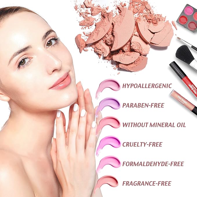 Hot Sugar Makeup Kit For Girls 10-12, Makeup Kit For Women Full Kit, Cosmetics Gift Set for Teens for Christmas Birthday (Pink)