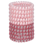 JessLab Spiral Hair Ties for Women, 10-Pack Traceless No-Damage Ponytail Holders, Coils Hair Bands for Girls, Assorted Colors