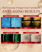 Bonyongo Red Ginseng Vinegar Eye Cream – Anti Aging Eye Treatment Cream for Youthful Radiant Skin - Wrinkle Improvement with Fermented Red Ginseng - Korean Skincare, 1.01oz.