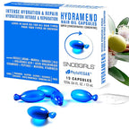 Hydrating Hair Oil Capsules – Leave-In Serum for Dry Damaged Hair, Color Protection w/ Argan, Hyaluronic Acid & Ceramides | Mineral Oil, Alcohol & Paraben Free, Vegan | Frizz Control & Shine | 15Ct