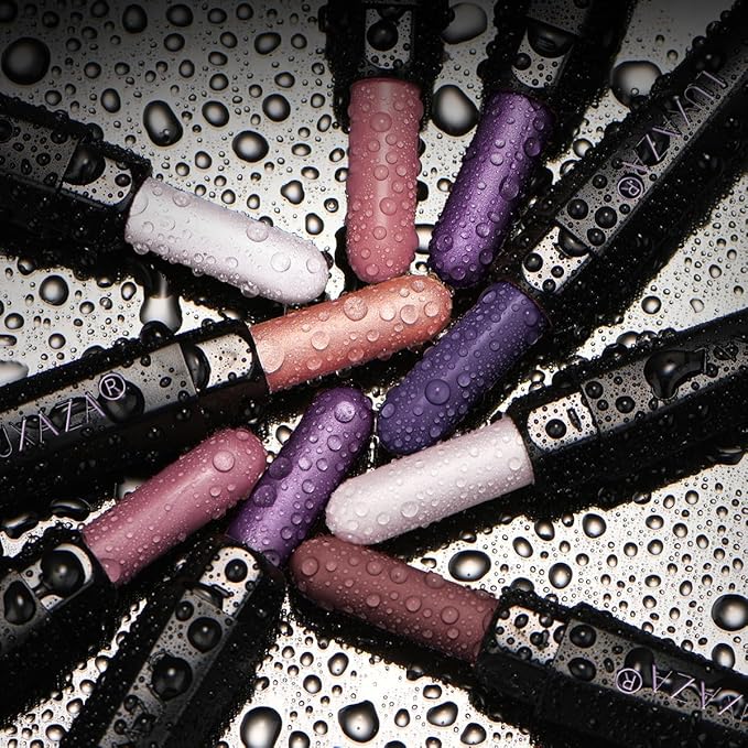 Neutral Eyeshadow Stick 6PCS Set, Pink and Purple Metallic Shimmer Matte Cream Eye Shadow Eyeliner Brightener Pencil Crayon, Halloween Makeup - PURPLE MARTINI