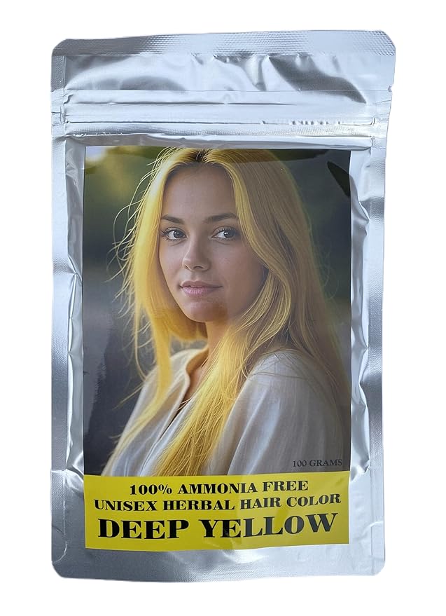 FUEL THE ARMY® 80% Natural Hair Dye 100 Grams (Deep Yellow)