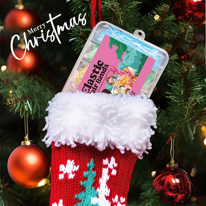 Rubber Bands for Hair, YGDZ 5 Colors 600 PCS Elastic Hair Ties with Organizer Box, Small Hair Bands for Girl, Baby, Hair Accessories for Women, Toddler