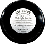 Midnight Matte Deep Navy Blue Pressed Powder Single Vegan Eyeshadow; Talc, Paraben & Cruelty Free